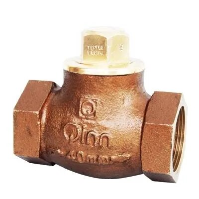 Q-54 – Qinn BRONZE HORIZONTAL LIFT CHECK VALVE image 1
