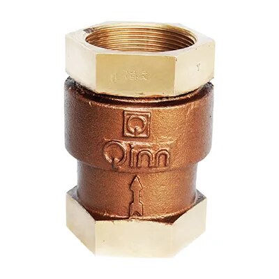 Q-55 – Qinn GUN METAL VERTICAL CHECK VALVE image 1