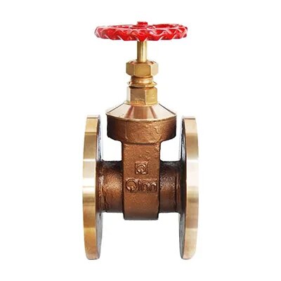 Q-52 – Qinn BRONZE GATE VALVE FLANGED ISI MARKED image 1