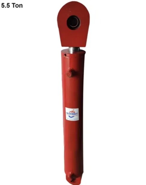 Red Industrial Hydraulic Cylinders image 1