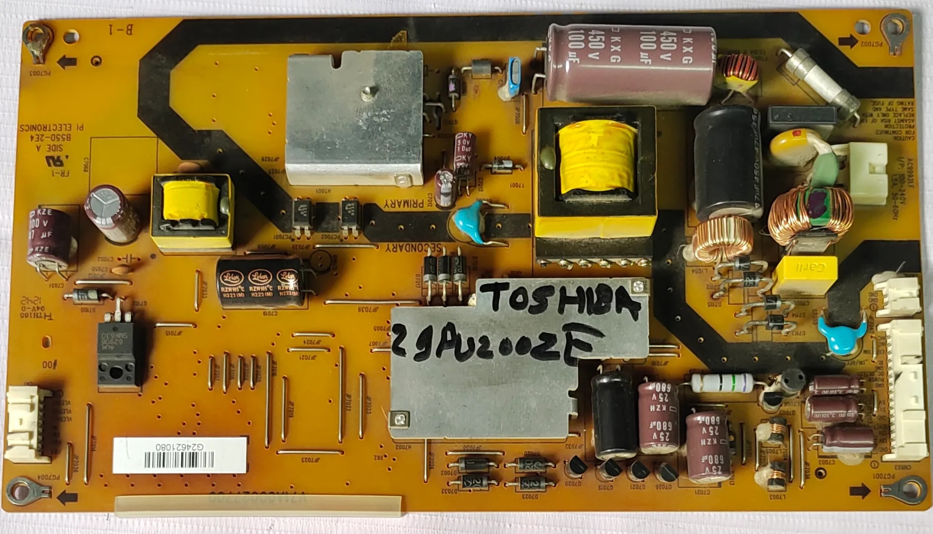 TOSHIBA 29AU200ZE ANDROID POWER SUPPLY, SMPS BOARD #Wb29 image 1