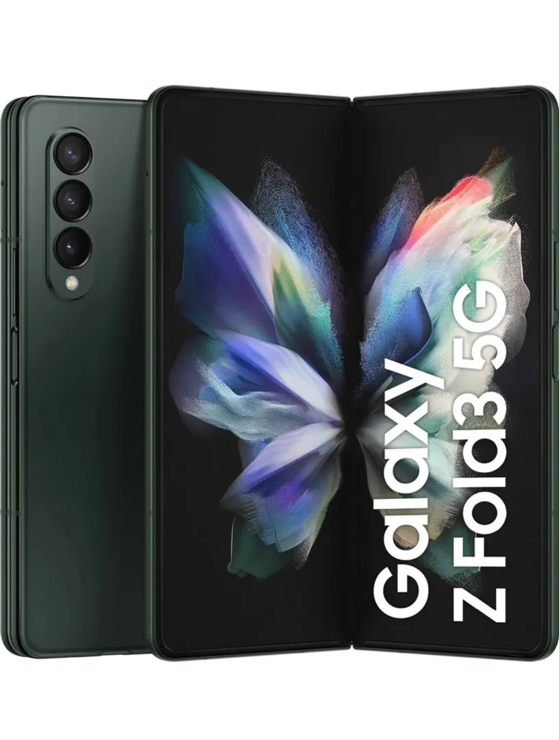 Samsung Galaxy Z Fold3 5G (Refurbished, Phantom Black, 12GB RAM, 512GB Storage) with Cash On Delivry Option / EMI Option image 1