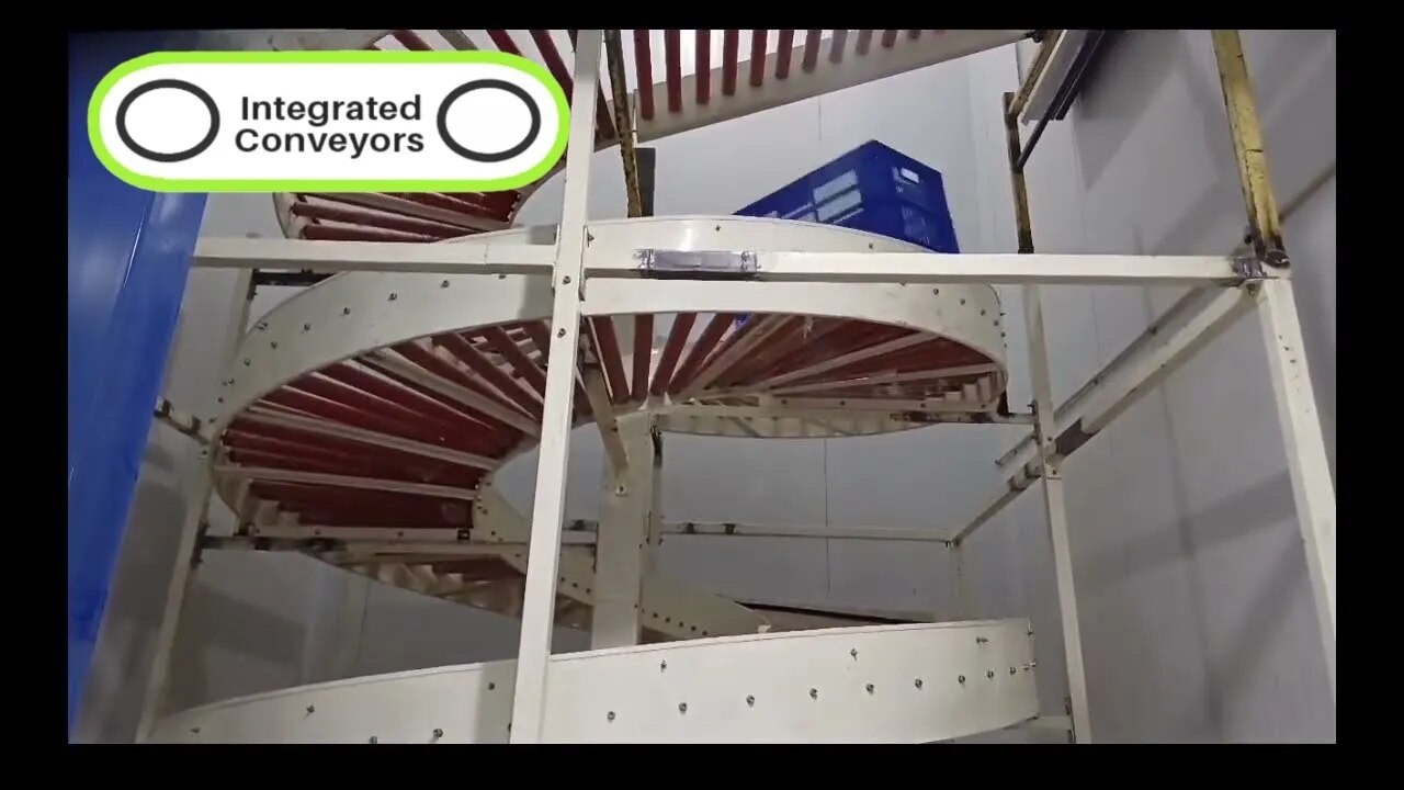 SPIRAL GRAVITY FREE FLOW ROLLER
CONVEYOR image 1