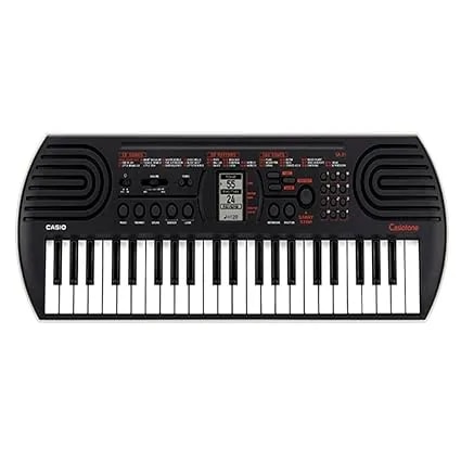Casiotone Mini Keyboard SA-81 with Piano tones, Black image 1