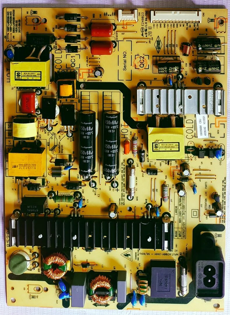 LLOYD L43U2A0KA POWER SUPPLY BOARD, SMPS BOARD #Wb29 image 1