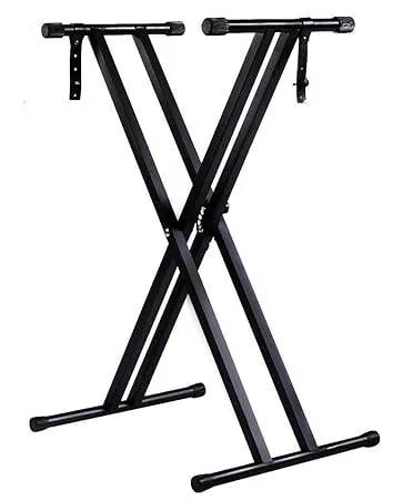KASPER Piano Stand Universal Electronic Piano Keyboard Stand Adjustable X-Type Pre-Assembled Musical Instrument Accessories image 1