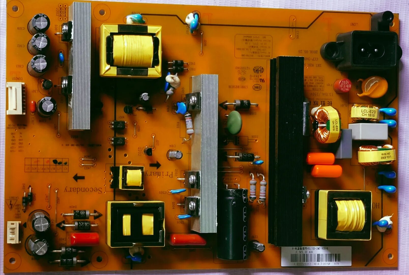 AKAI AKLT50-VD22CH POWER SUPPLY BOARD, SMPS BOARD #wb29 image 1