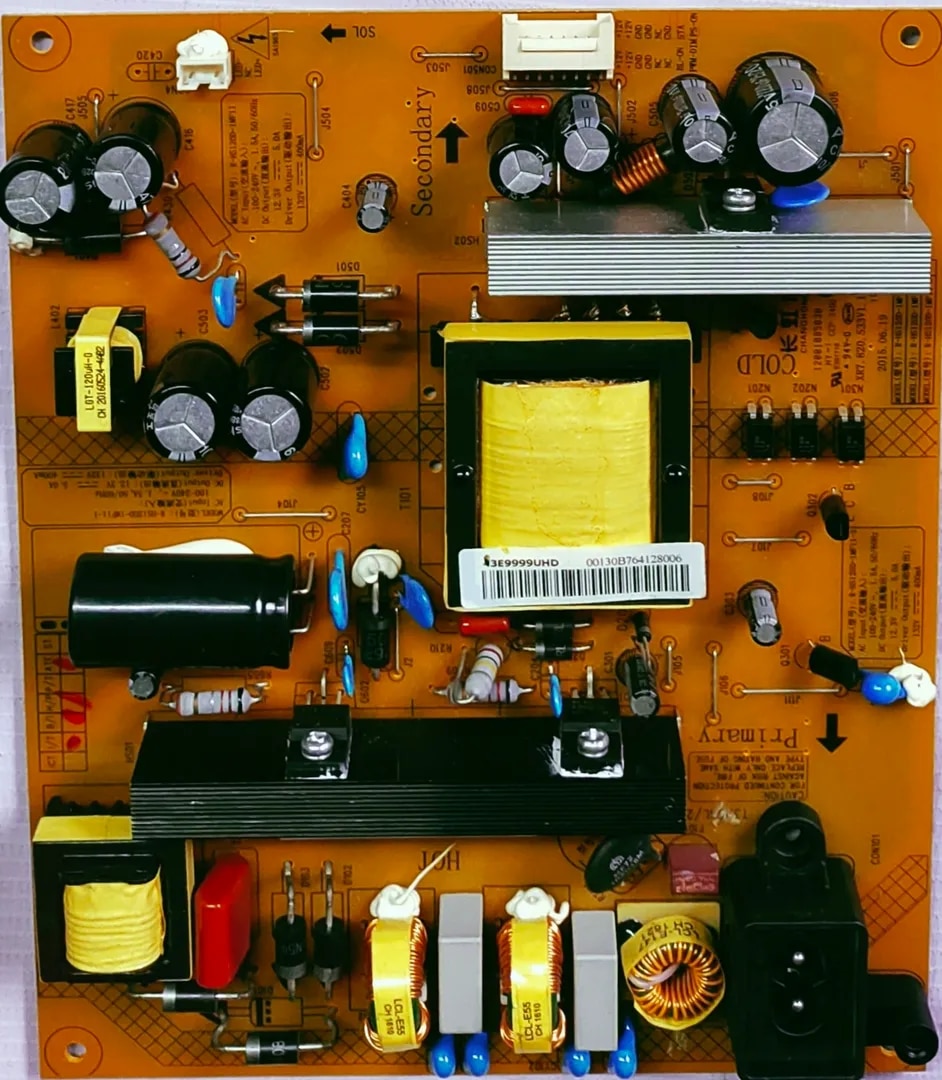 MICROMAX 43E9999UHD POWER SUPPLY BOARD, SMPS BOARD,#wb29 image 1