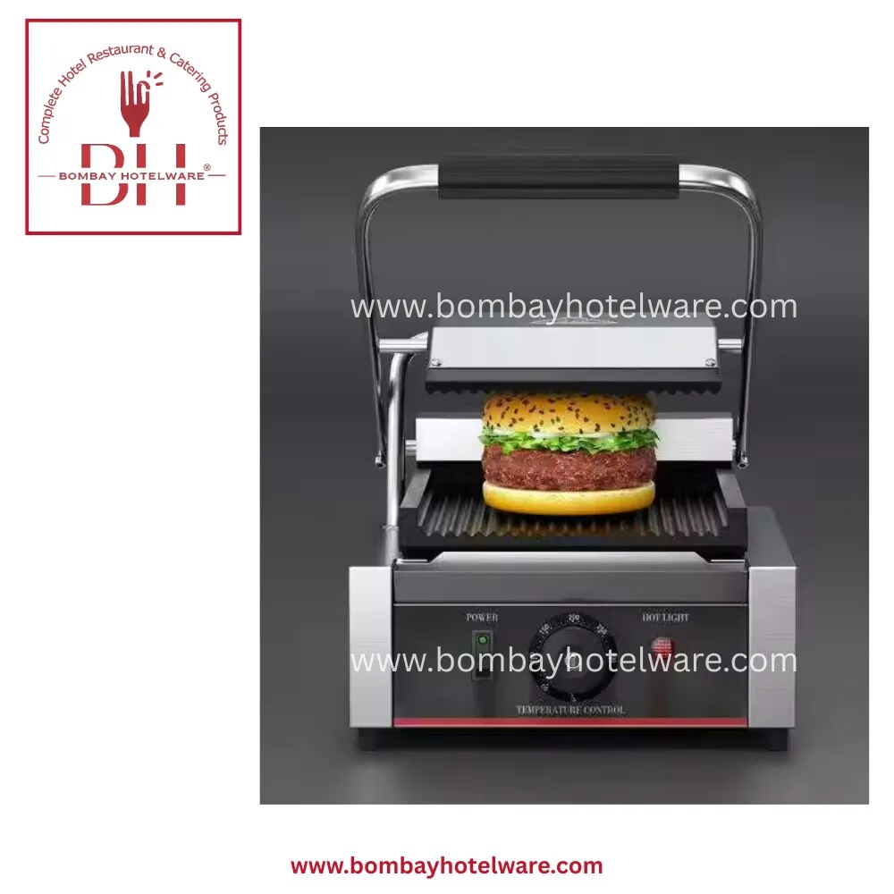 Commercial Sandwich Griller – 9.5“x9.5” Plate (Compact Model) image 1