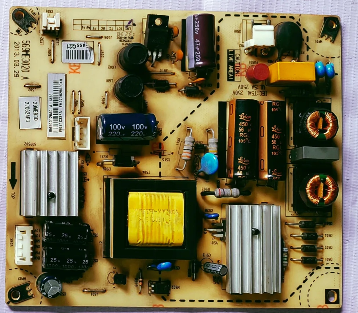 PANASONIC TH-L29BBDX POWER SUPPLY BOARD, SMPS BOARD #Wb29 image 1