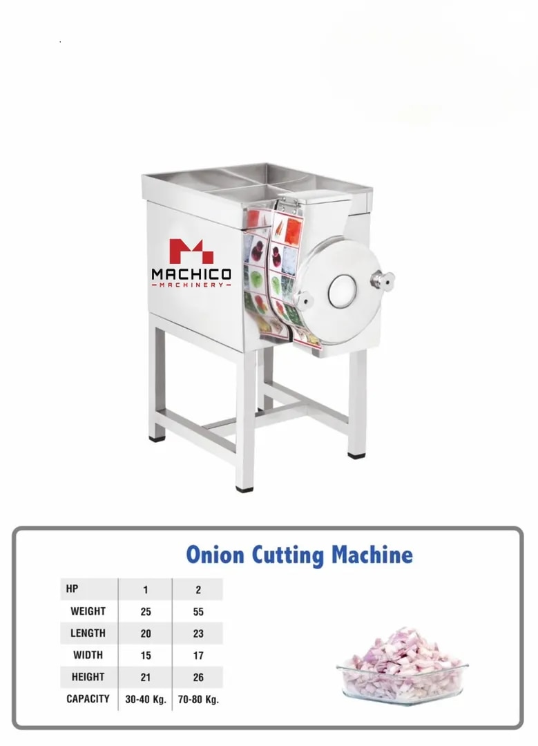 1 HP ONION / CHILI CUTTING MACHINE image 1