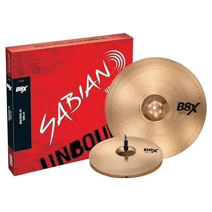 Sabian 45002X B8X Cymbal (Golden, Pack of 2) image 1