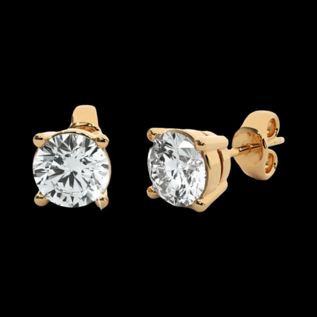 Lab Grown Diamond Stud Earrings image 1