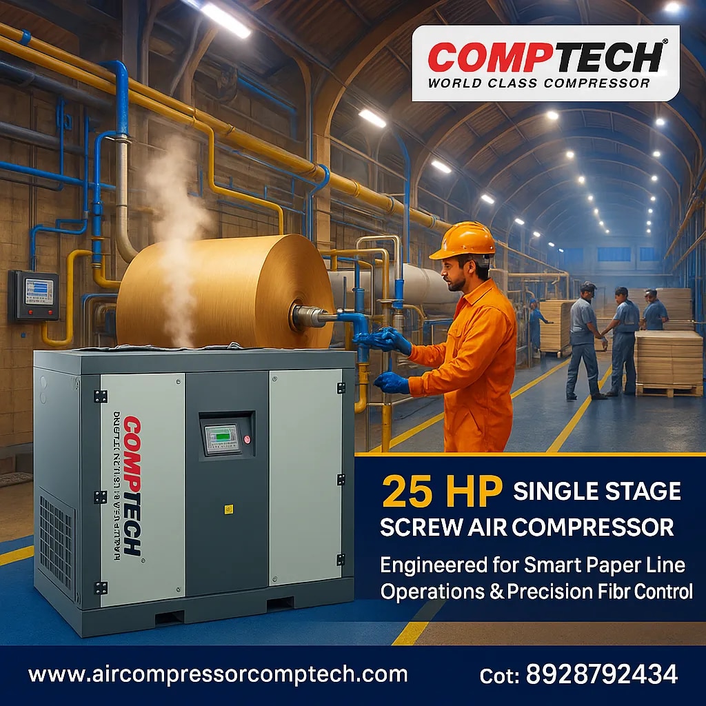 25 HP Single Stage Screw Air ompressor image 1
