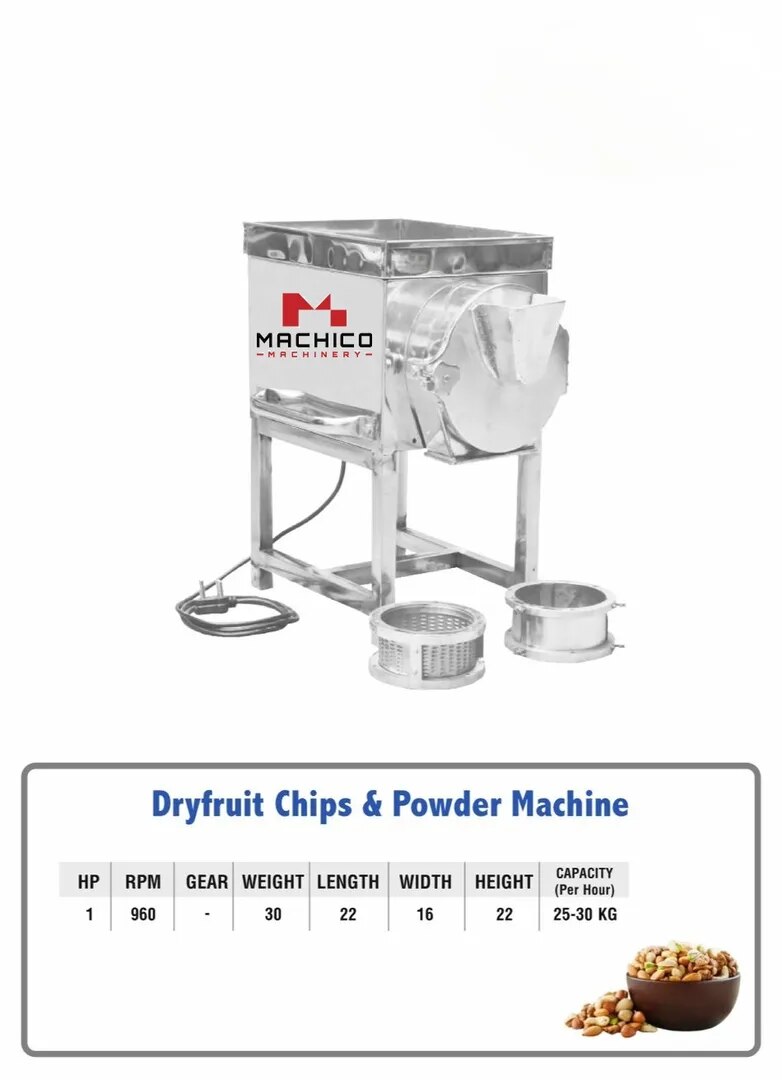 DRY FRUIT POWDER MACHINE image 1