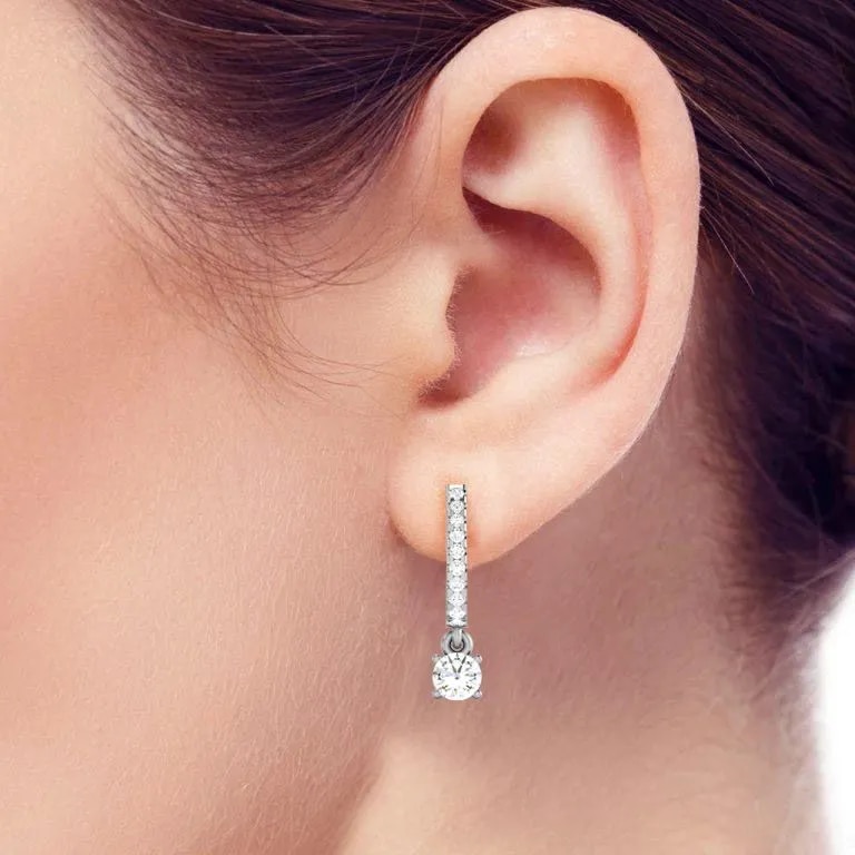 Lab Grown Diamond Earrings image 1