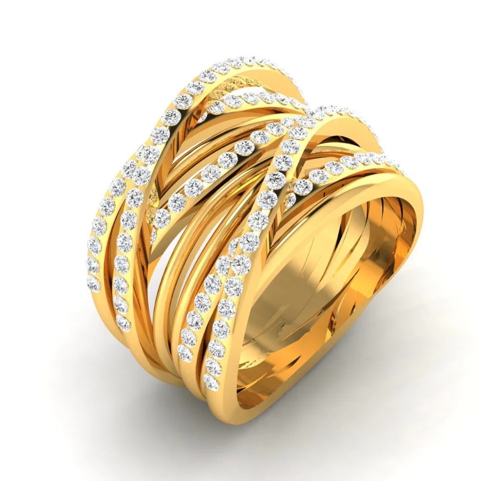 Lab Grown Diamond Band Ring Delhi image 1