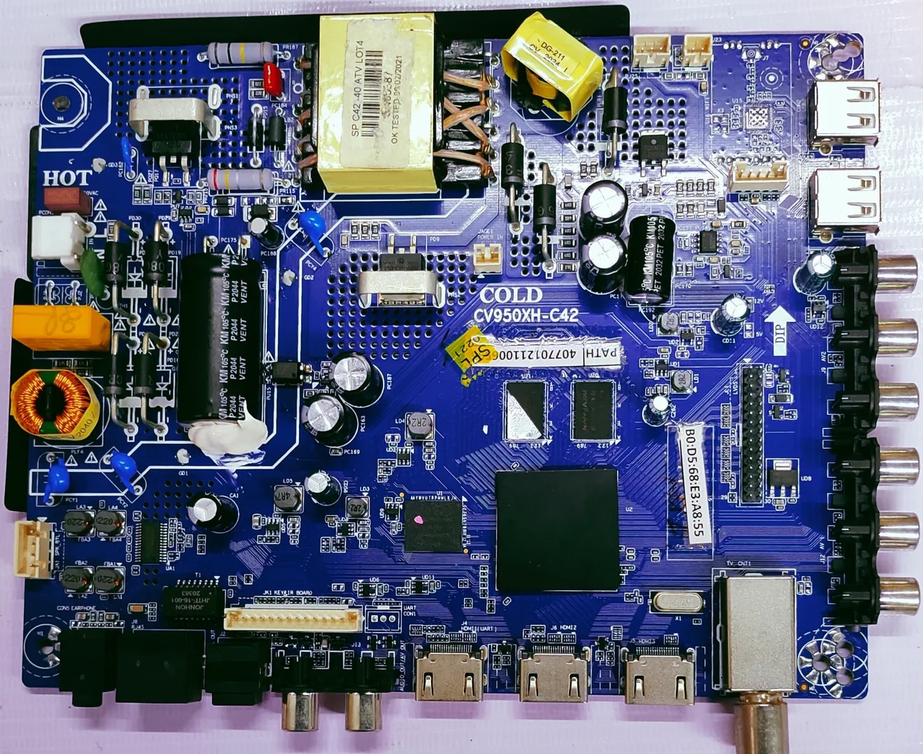 UNIVERSAL LED CV950XH-C42 Mother Board #wb 36 image 1