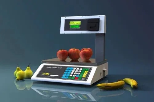 Label Printing Table Top Electronic Weighing Machine image 1