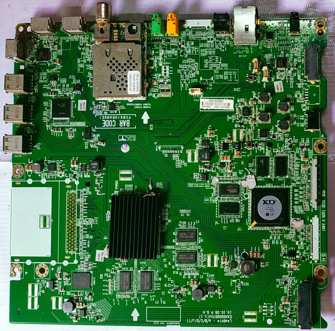 LG 4K 42UB820T ANDROID MOTHER BOARD, LED BOARD, MAIN BOARD, #wb38 image 1