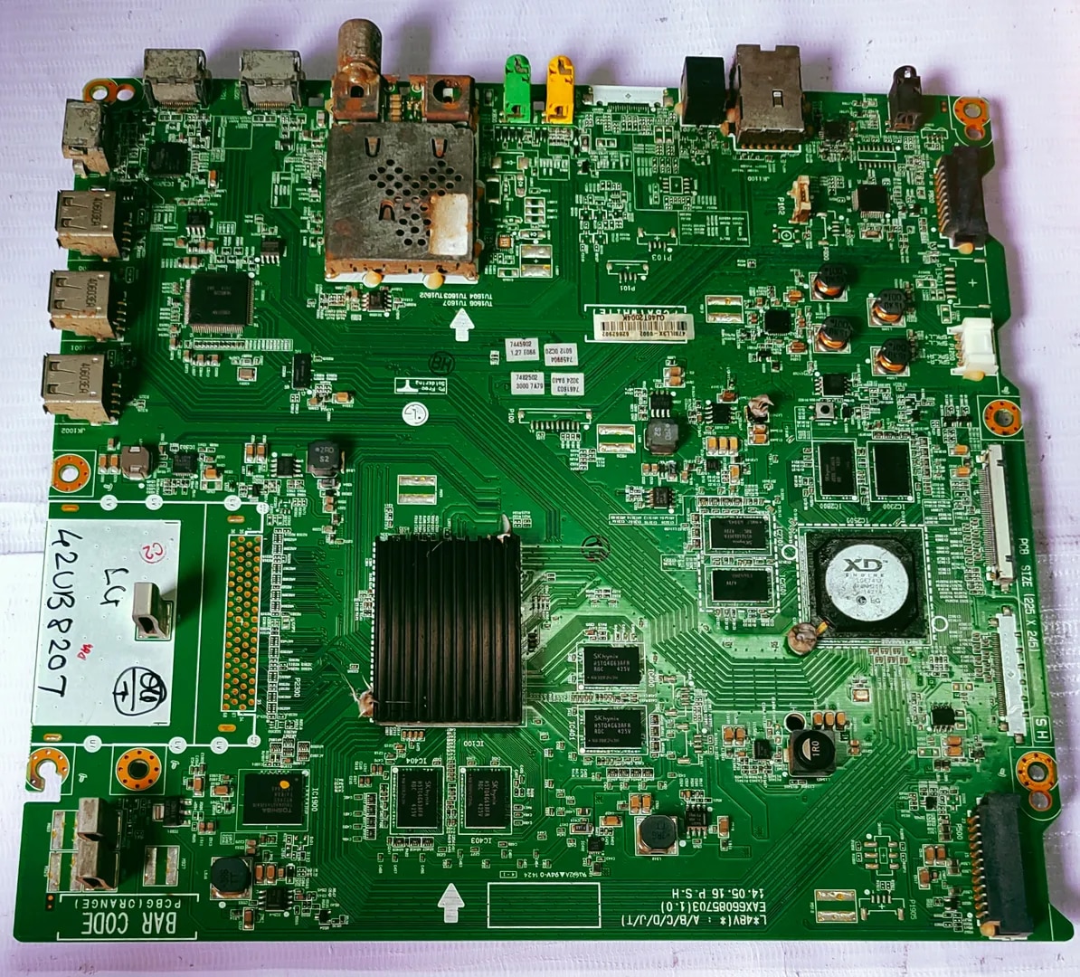 LG 4K 42UB820T ANDROID MOTHER BOARD, LED BOARD, MAIN BOARD #wb38 image 1