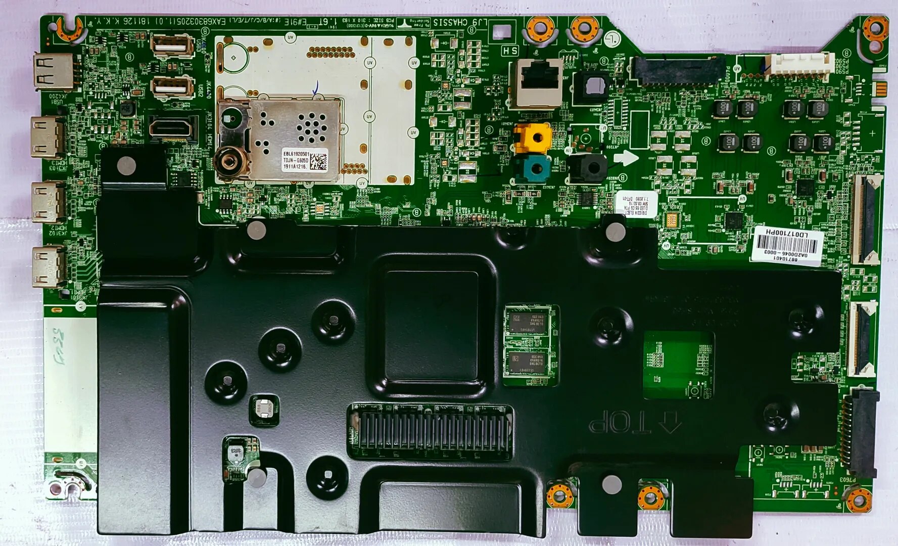 LG 4K OLED55C9PTA ANDROID MOTHER BOARD, MAIN BOARD, LED BOARD, #wb38 image 1