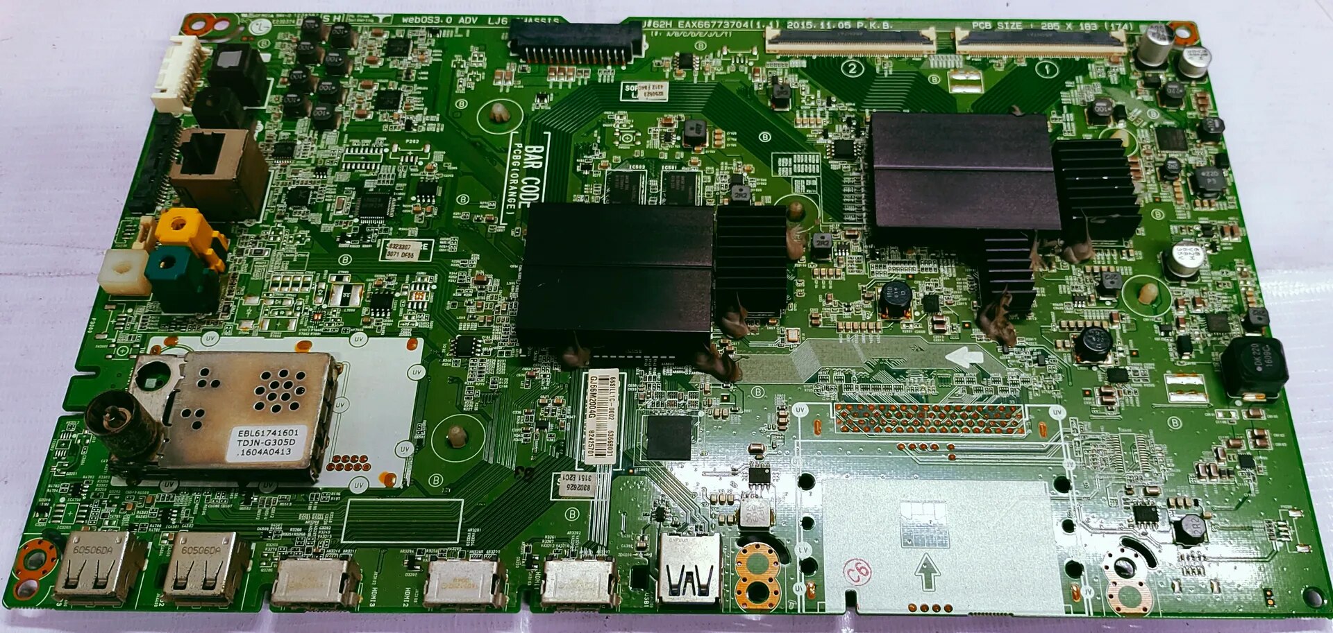 LG 4K 49UH85TO-TA ANDROID MOTHER BOARD, LED BOARD, MAIN BOARD,#wb38 image 1