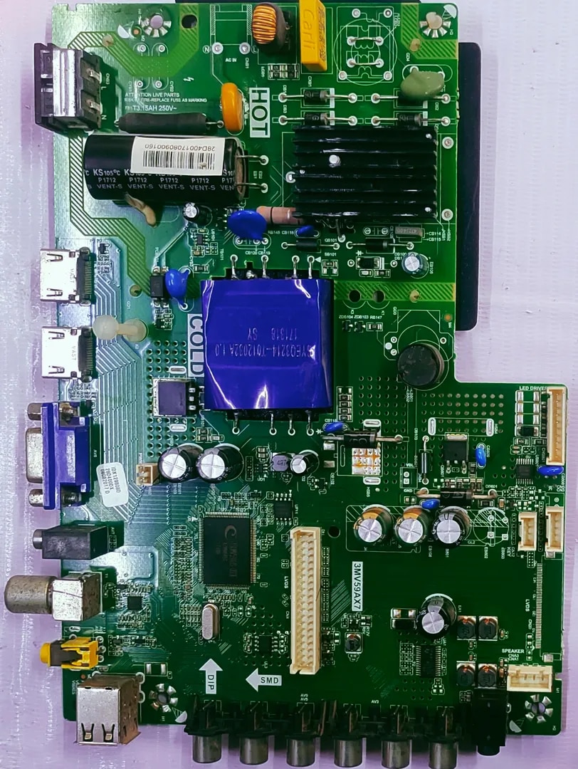Panasonic Led TH-29D400DX TV MOTHER BOARD #WB39 image 1