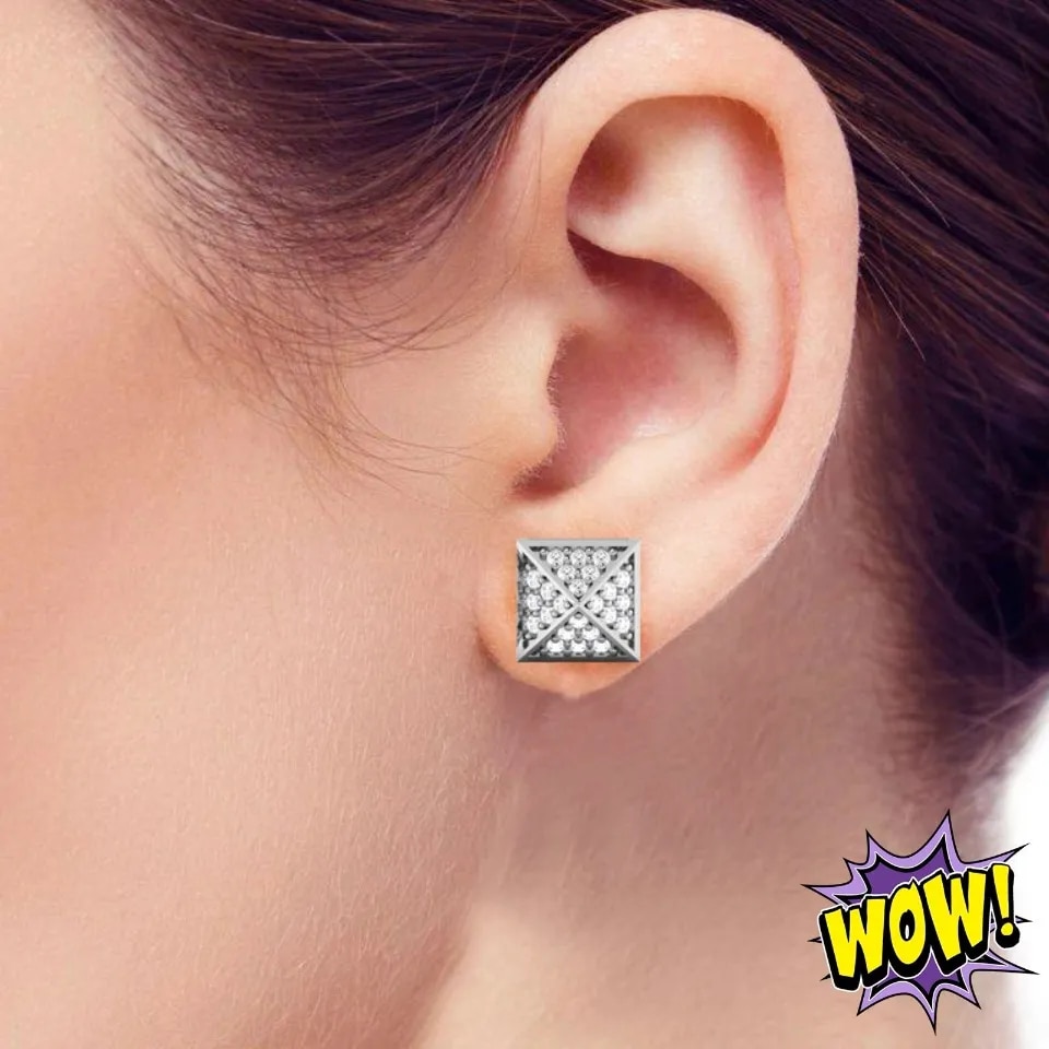 Lab Diamond Earrings Delhi NCR image 1
