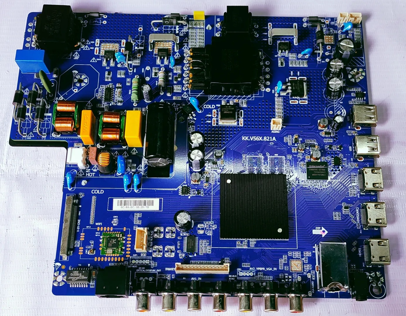 Universal 4k KK.V56X.821A Android Mother Board, Led Mother Board, Main Board, #wb40 image 1