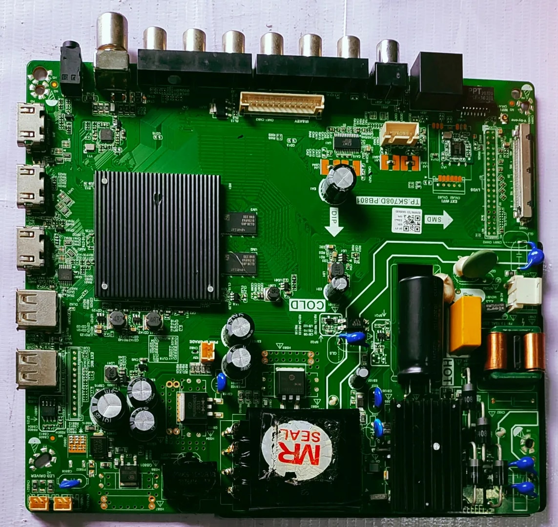 UNIVERSAL 4K TP.SK708D.PB801 Android Mother Board, Led Board, Main Board, #wb40 image 1