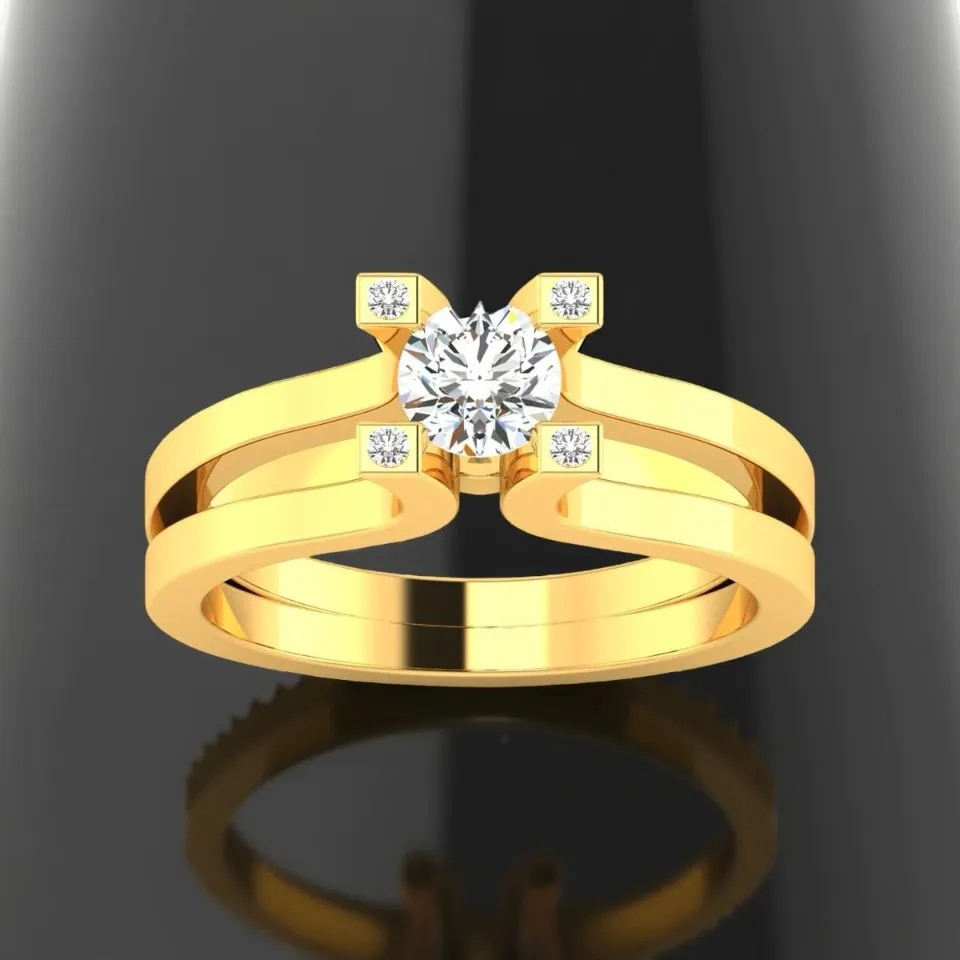 Lab Diamond Engagement Rings In Delhi image 1