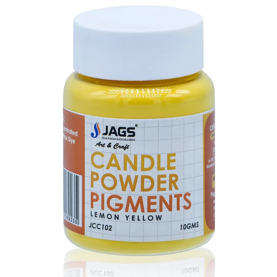 Jags Candle Color 10 Gram Lemon Yellow image 1