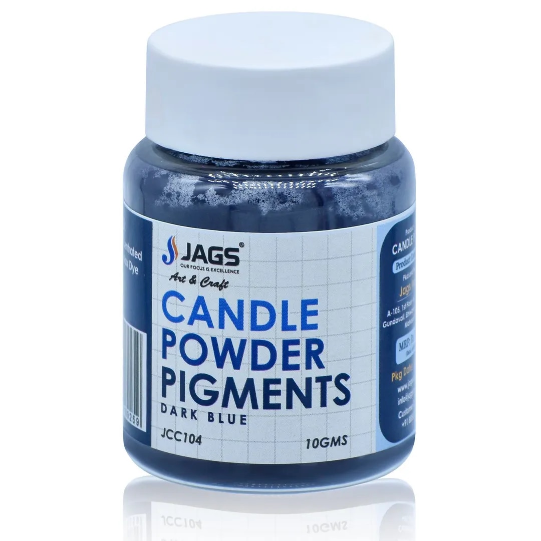 Jags Candle Color 10 Gram Dark Blue image 1