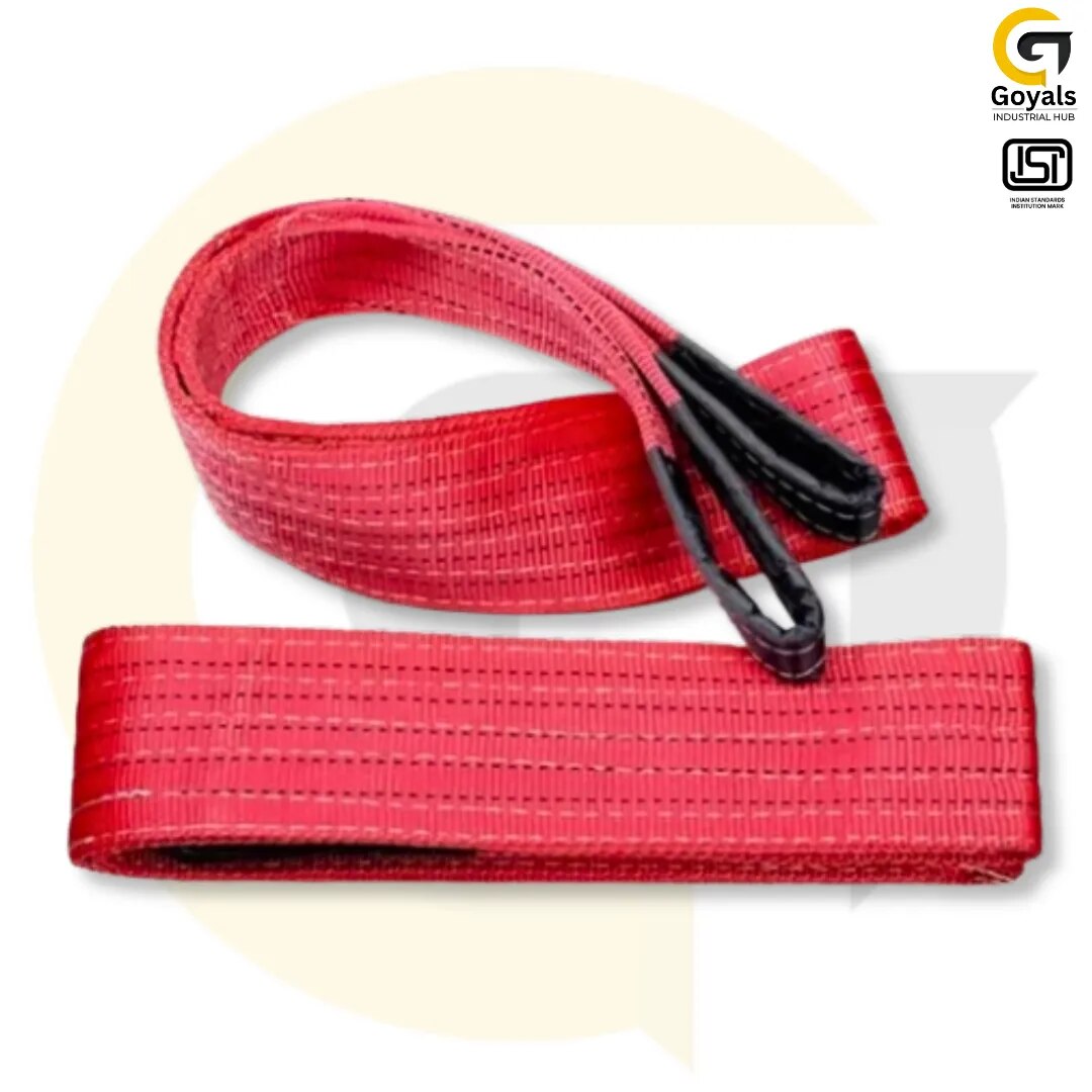10 Ton 10 Meter–Web Sling ISI Mark | ISI Certified Lifting Belt | इंडियन वेब स्लिंग – Heavy Duty, Made in India image 1