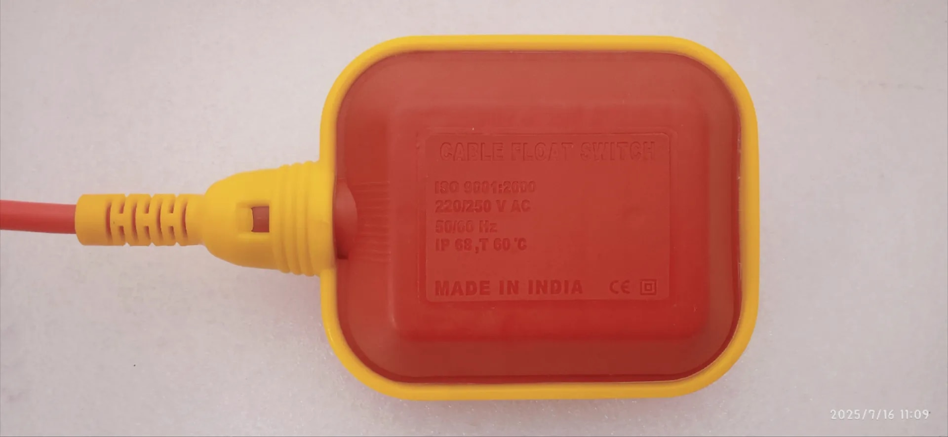 WATER LEVEL FLOAT SWITCH image 1