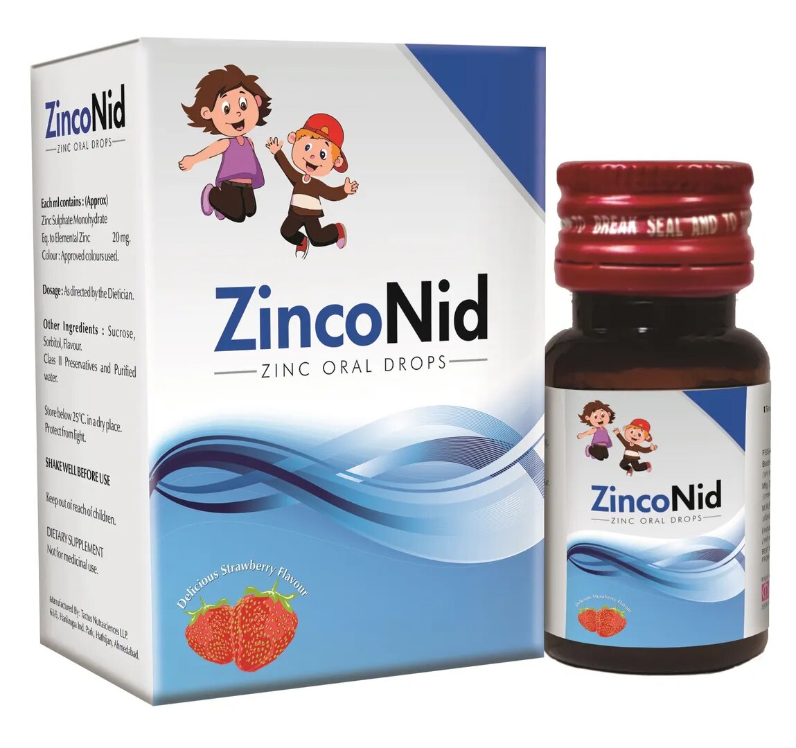 Zinc Supplement Pediatric Drops image 1