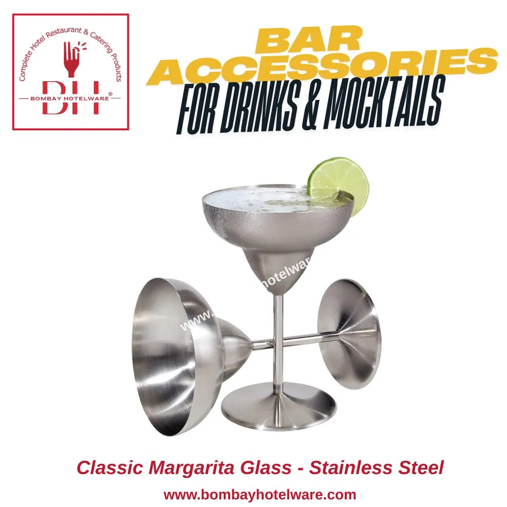 Stainless Steel Margarita Glass image 1