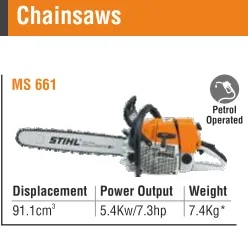 Chainsaws MS 661 image 1