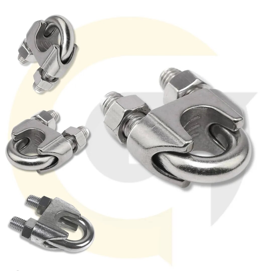 U Clamp 8mm – Heavy Duty Metal Clamp ₹10 | Goyals Industrial Hub, Delhi | यू क्लैम्प image 1