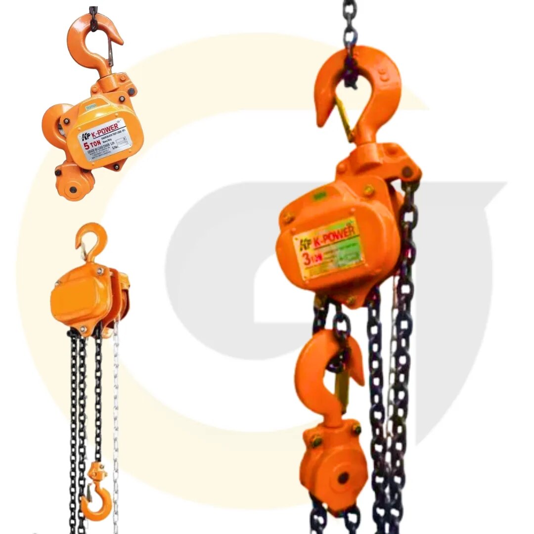 K-Power 1 Ton Non ISI K-Power 1 Ton Non ISI Chain Pulley Block – 3 Meter | Heavy Duty Manual Hoist | Goyals Industrial Hub Delhi – 3 Meter | Heavy Duty Manual Hoist | Goyals Industrial Hub Delhi image 1