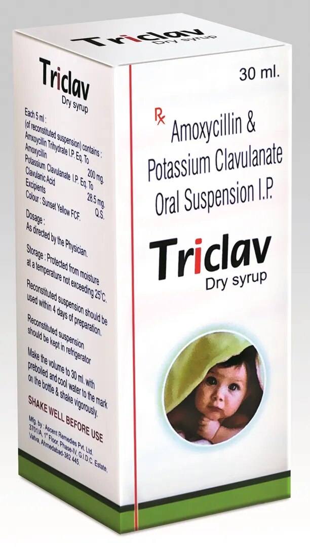 Amoxycillin & Potassium Clavulanate Dry Syrup image 1