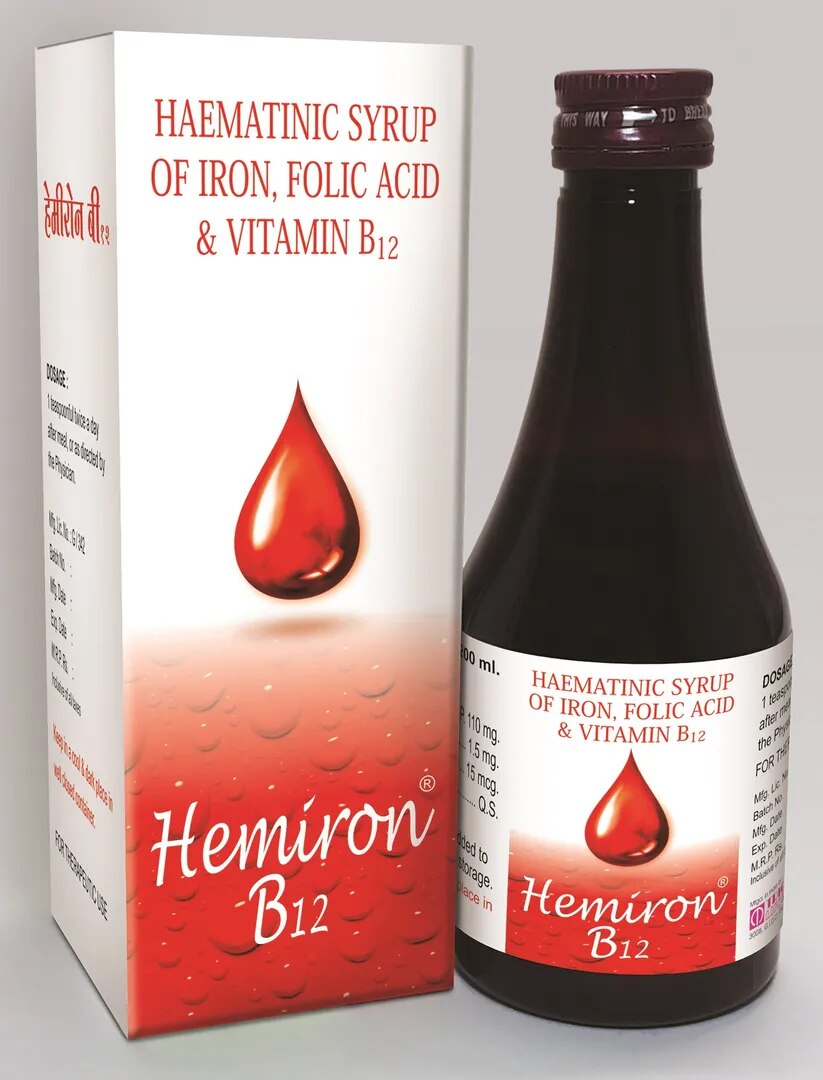 Hematinic Syrup of Iron Foil & B12 image 1