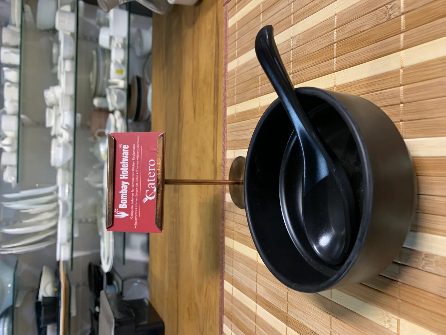 Melamine Soup Bowl with Spoon Set image 1