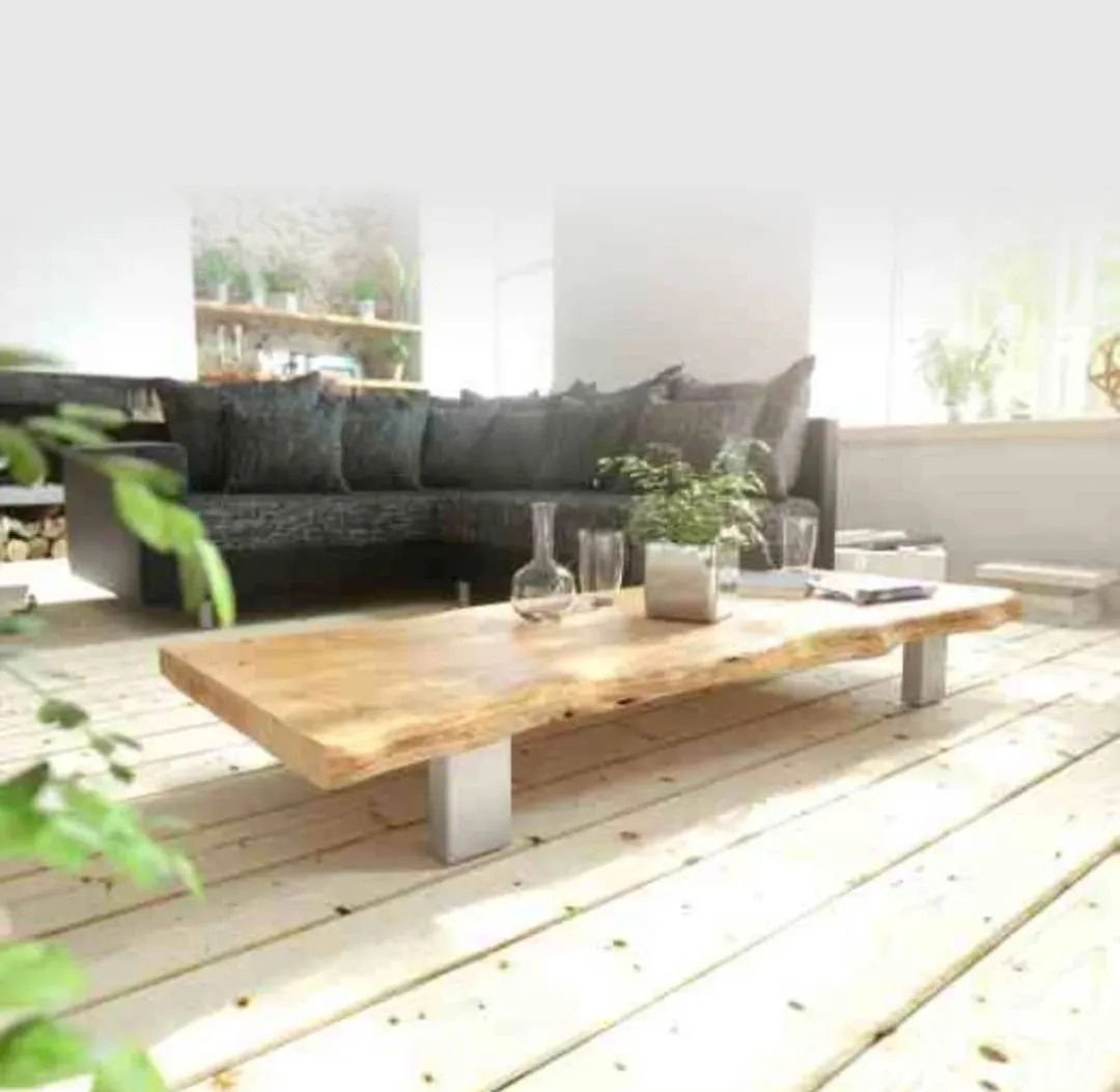 RAW – Live Edge Center Table image 1