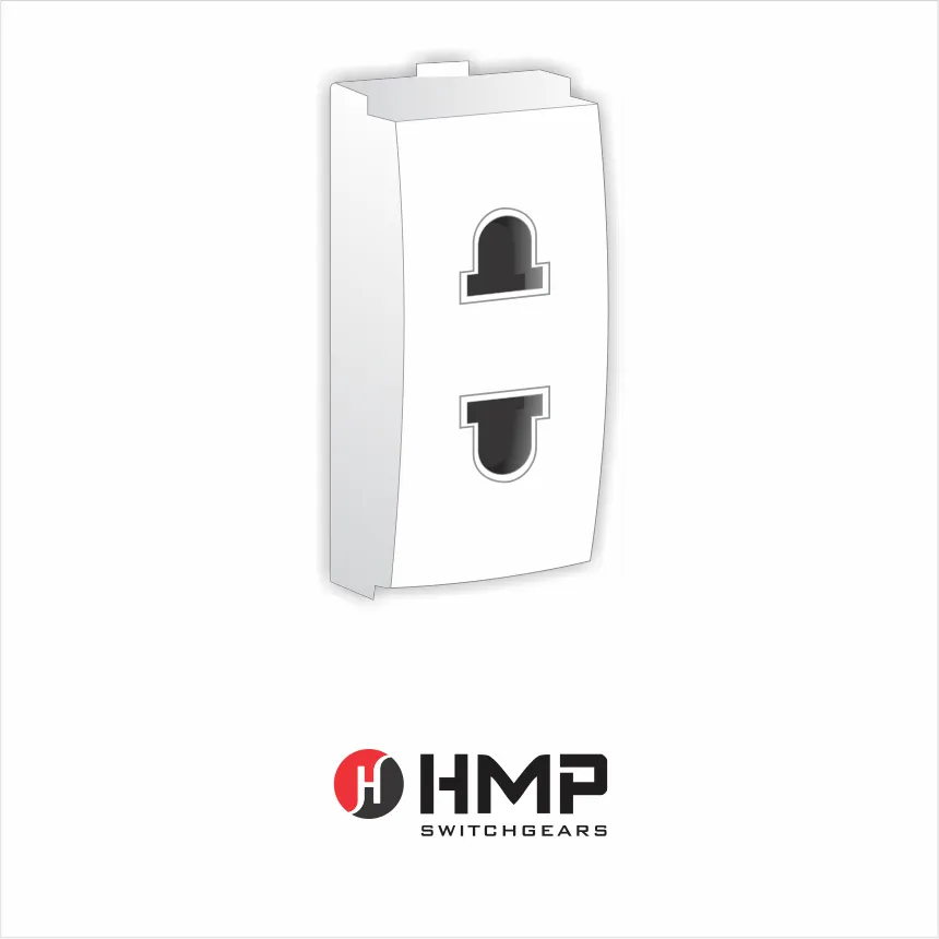 6 A 2-PIN SOCKET MODULAR image 1