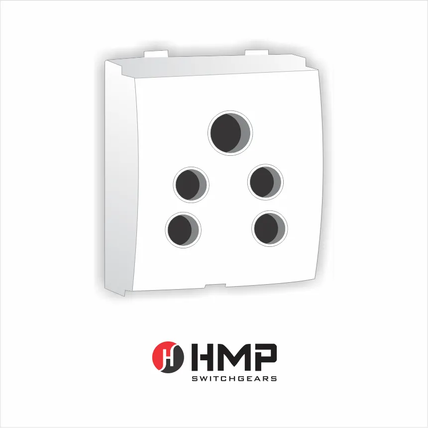 6-A 5-PIN SOCKET MODULAR (PC BACK) image 1