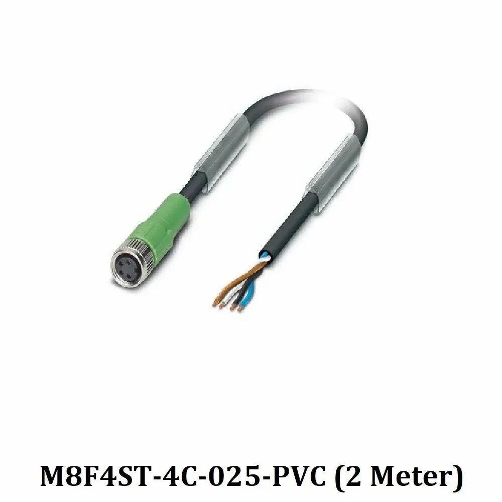 M8 4PIN FEMALE CONNECTOR CABLE image 1