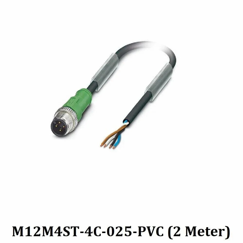 M12 4PIN MALE CONNECTOR CABLE image 1