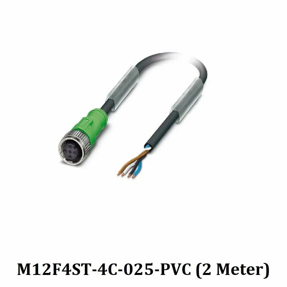 M12 4PIN FEMALE CONNECTOR CABLE image 1